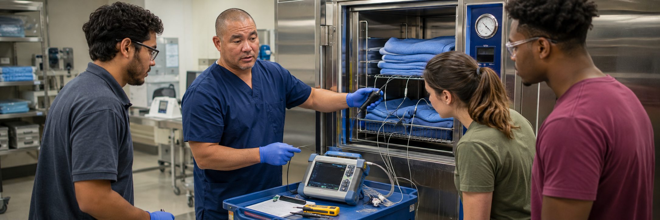Laboratory biosafety cabinet certification and airflow testing by HTM specialists